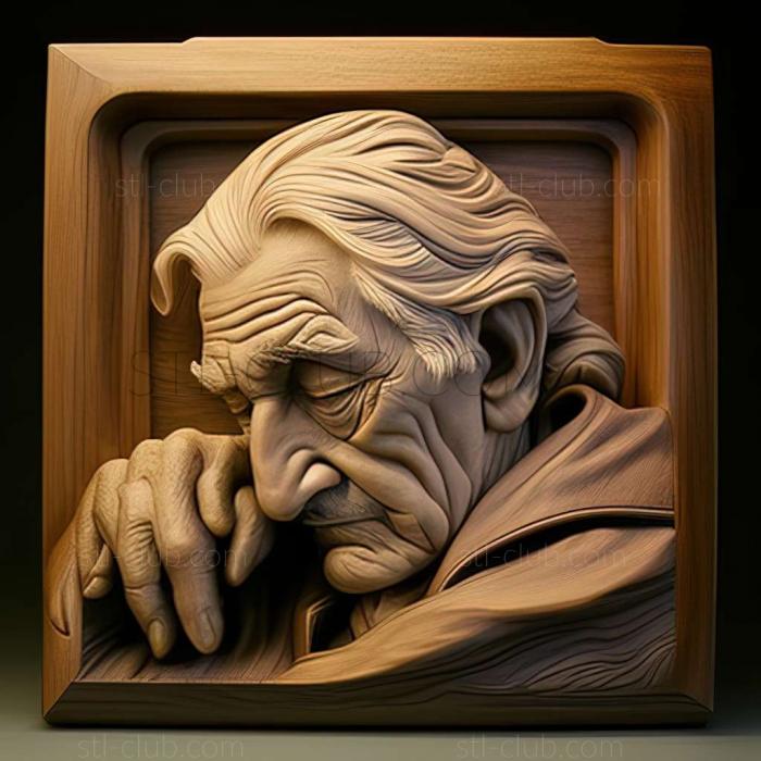 3D model William Beckman American artist (STL)